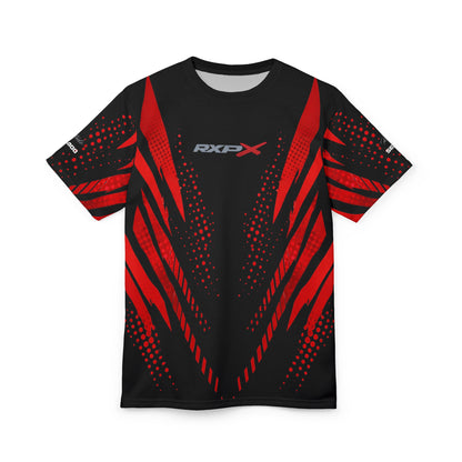 SeaDoo RXPX X-Team Cyber Racing Dri Fit Tee — Red & Black All-Over Print