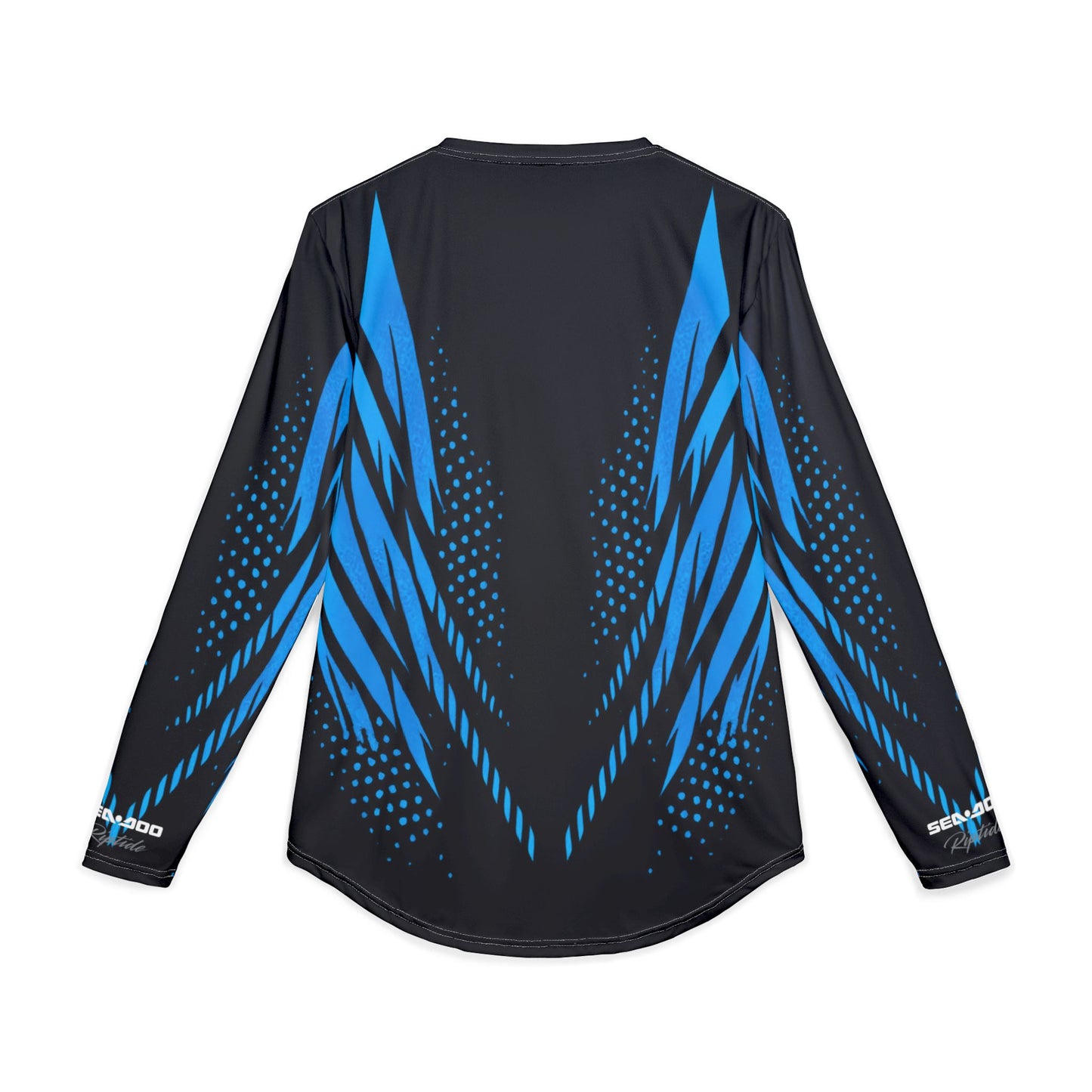 Men's SeaDoo X-Team Performance UPF Protection UV Long Sleeve Shirt — Gulfstream Blue
