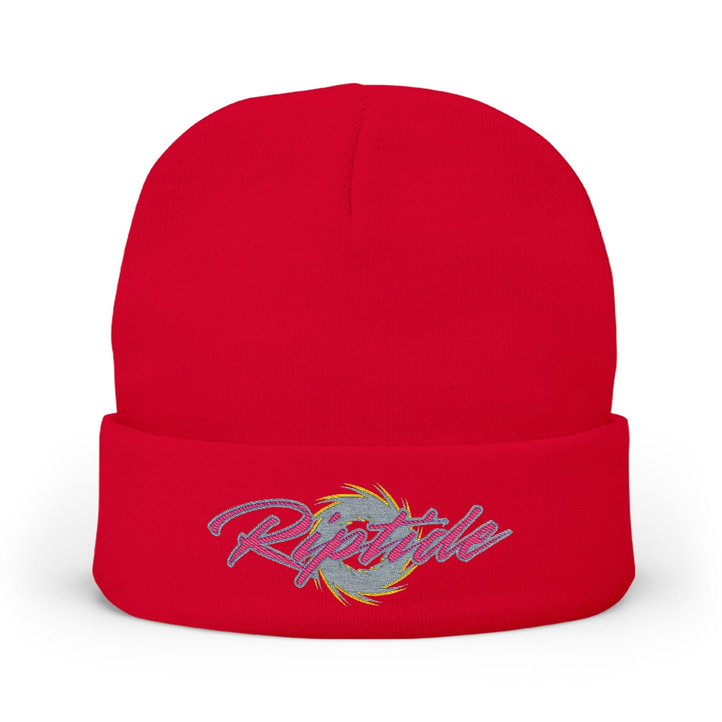 Riptide Knit Beanie — Embroidered Winter Hat