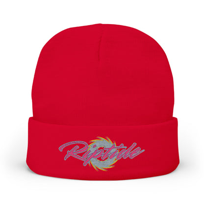 Riptide Knit Beanie — Embroidered Winter Hat