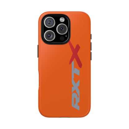 RXTX Tough Phone Case Protective Cover - iPhone Samsung Google Pixel Orange