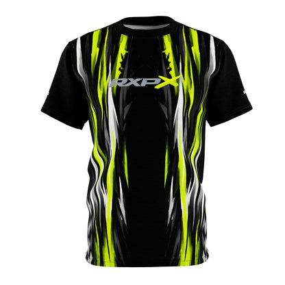 SeaDoo RXP-X Racing Graphic Tee — Manta Green & Black All-Over Print