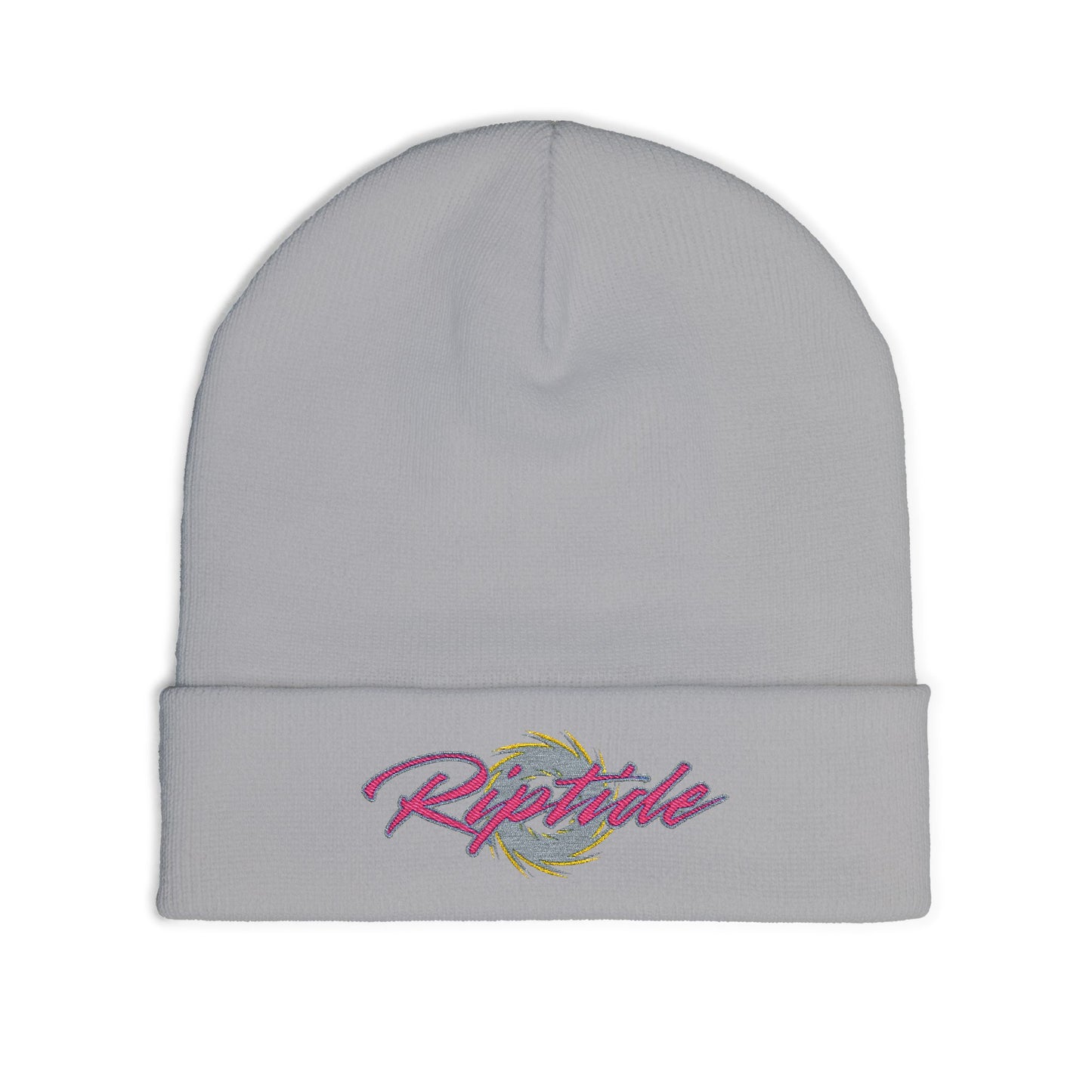 Riptide Knit Beanie — Embroidered Winter Hat