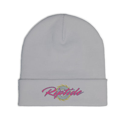 Riptide Knit Beanie — Embroidered Winter Hat