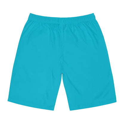 Men's X-Team Performance Board Shorts Loud— Beach Swim Trunks Turquoise