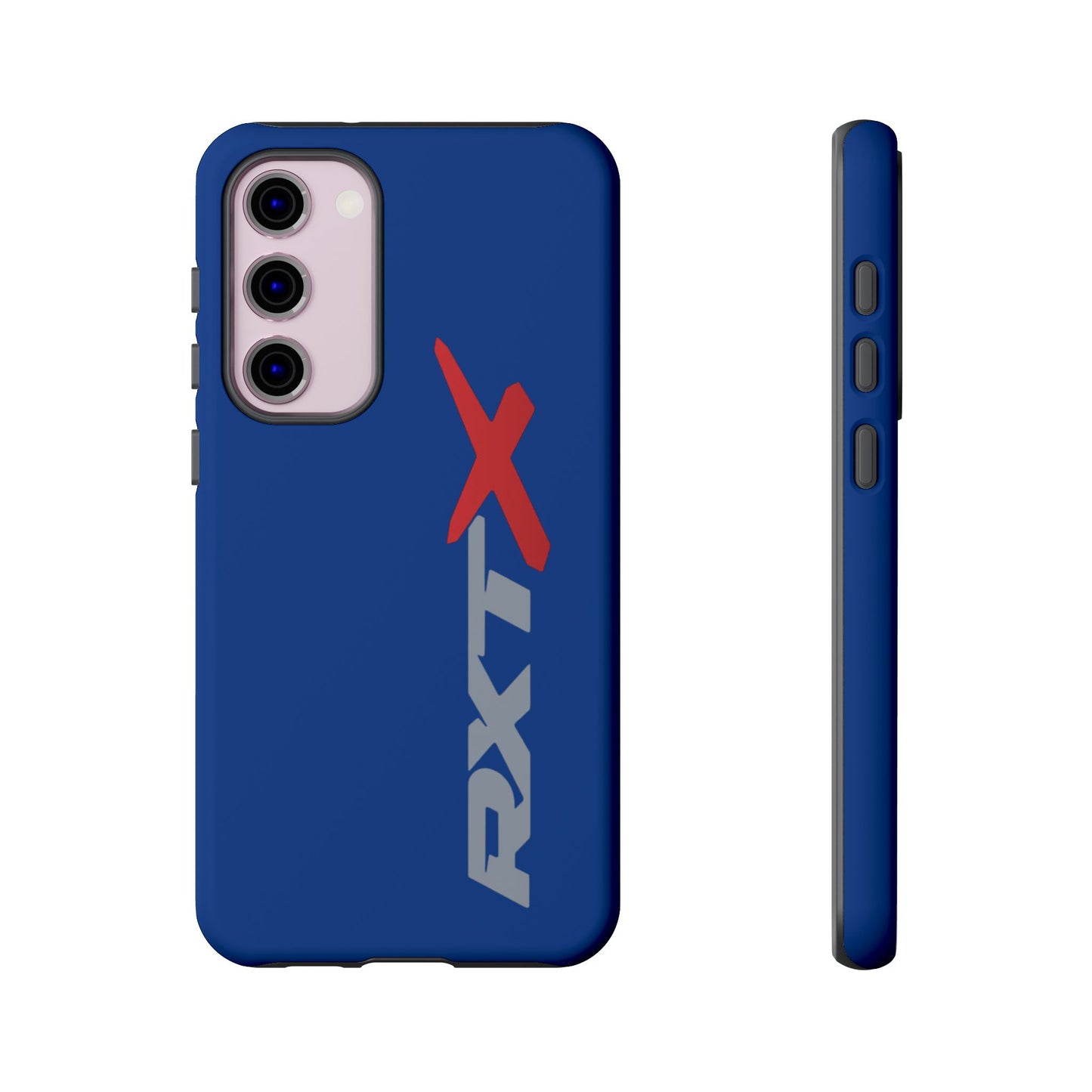 RXTX Tough Phone Case Protective Cover - iPhone Samsung Google Pixel Dark Blue