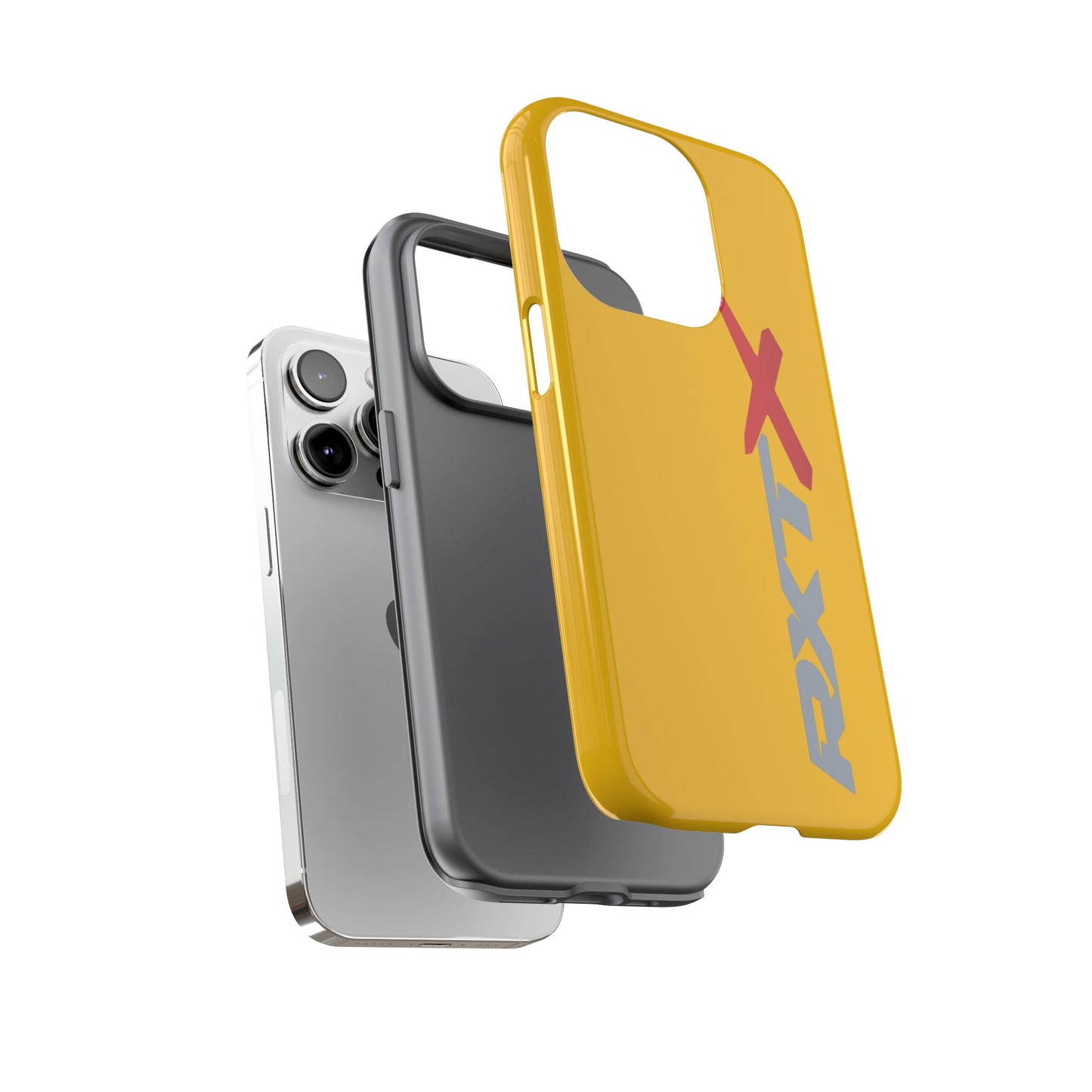RXTX Tough Phone Case Protective Cover - iPhone Samsung Google Pixel Millenium Yellow