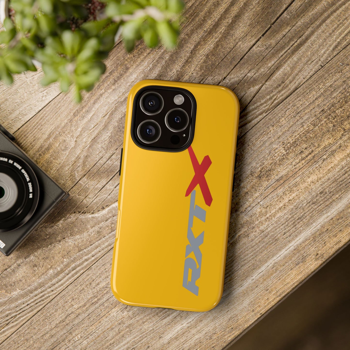 RXTX Tough Phone Case Protective Cover - iPhone Samsung Google Pixel Millenium Yellow