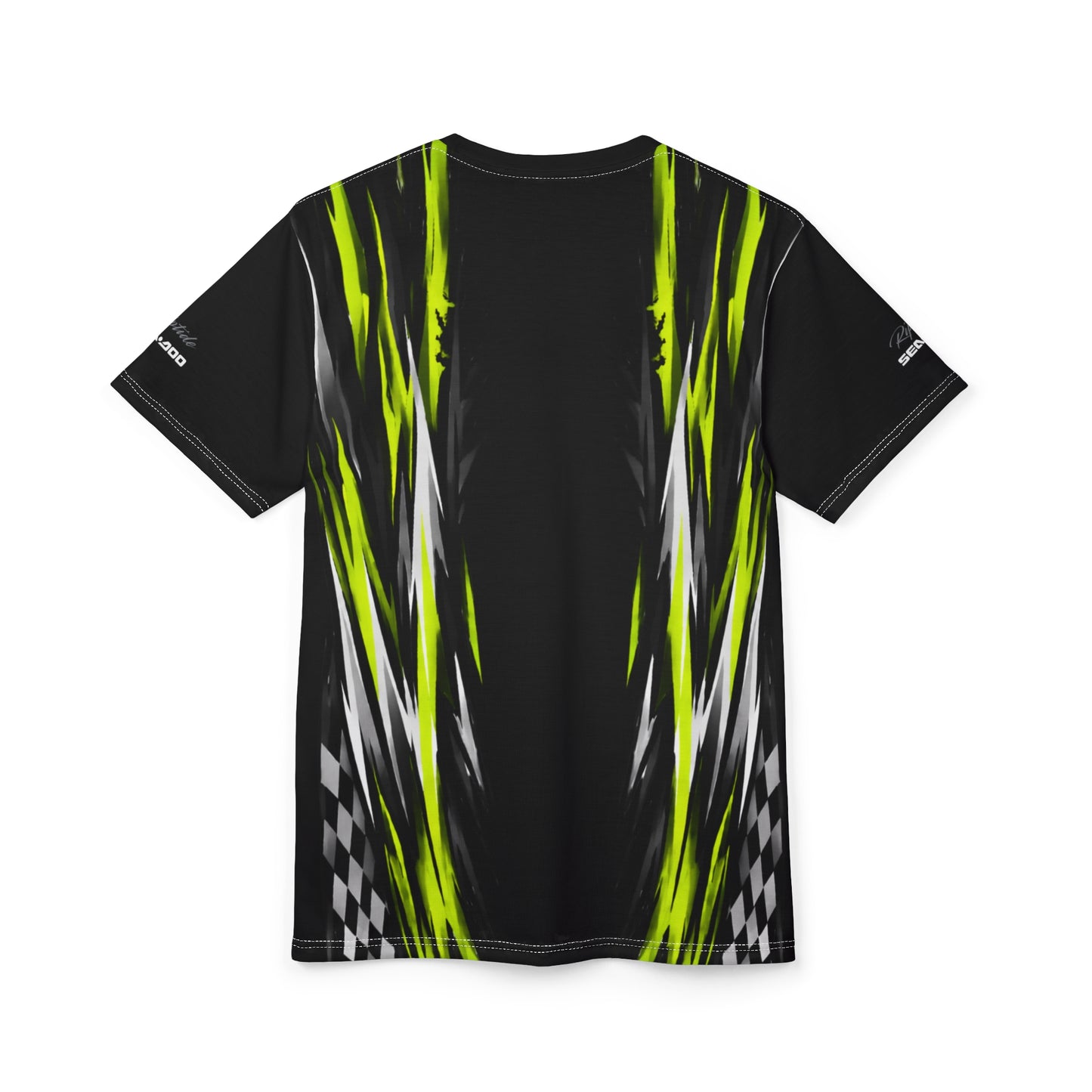 SeaDoo RXT-X Racing Graphic Tee — Manta Green & Black All-Over Print