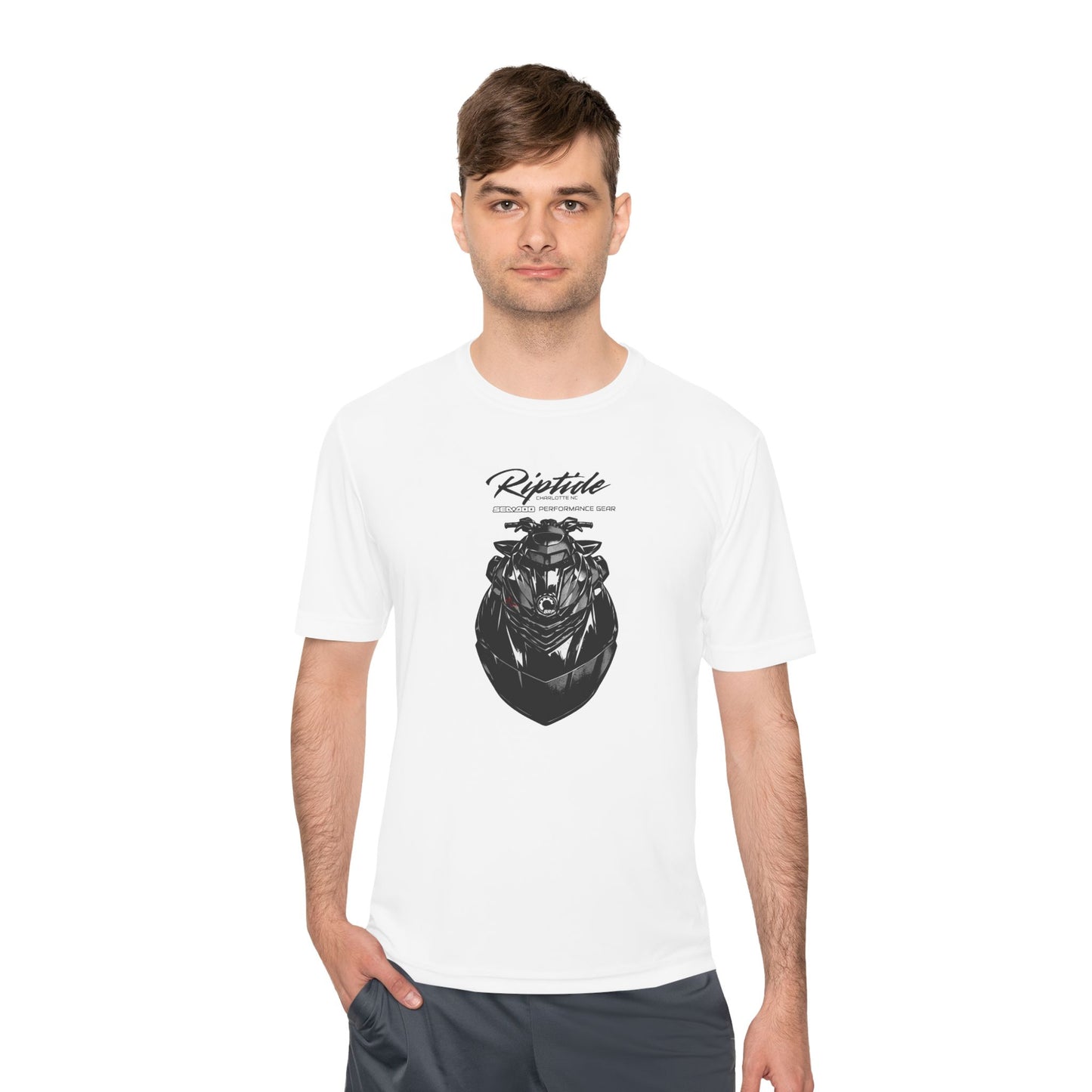 Riptide RXPX Black Out Graphic Tee — Moisture-Wicking Performance Shirt