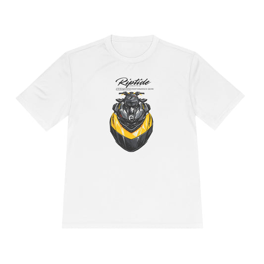 Riptide RXPX Millenium Yellow  Graphic Tee — Moisture-Wicking Performance Shirt