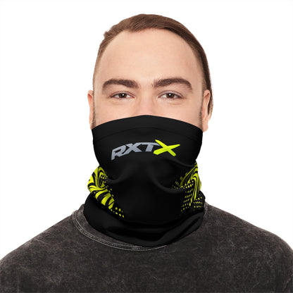 SeaDoo RXTX Racing Neck Gaiter — Manta Green & Black Midweight Face Shield Mask