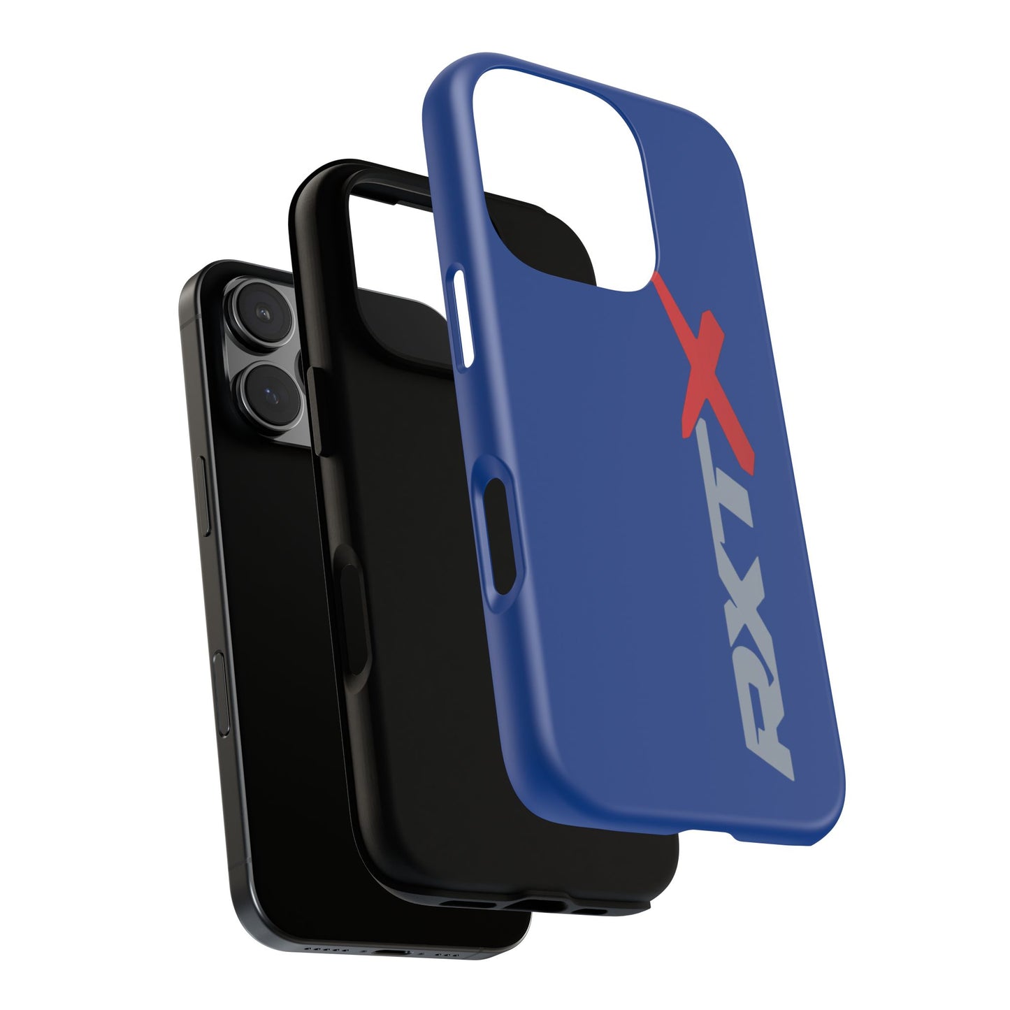 RXTX Tough Phone Case Protective Cover - iPhone Samsung Google Pixel Dark Blue
