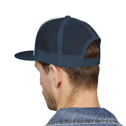 RXPX Embroidered Snap Back Trucker Cap - 5-Panel Mesh Hat