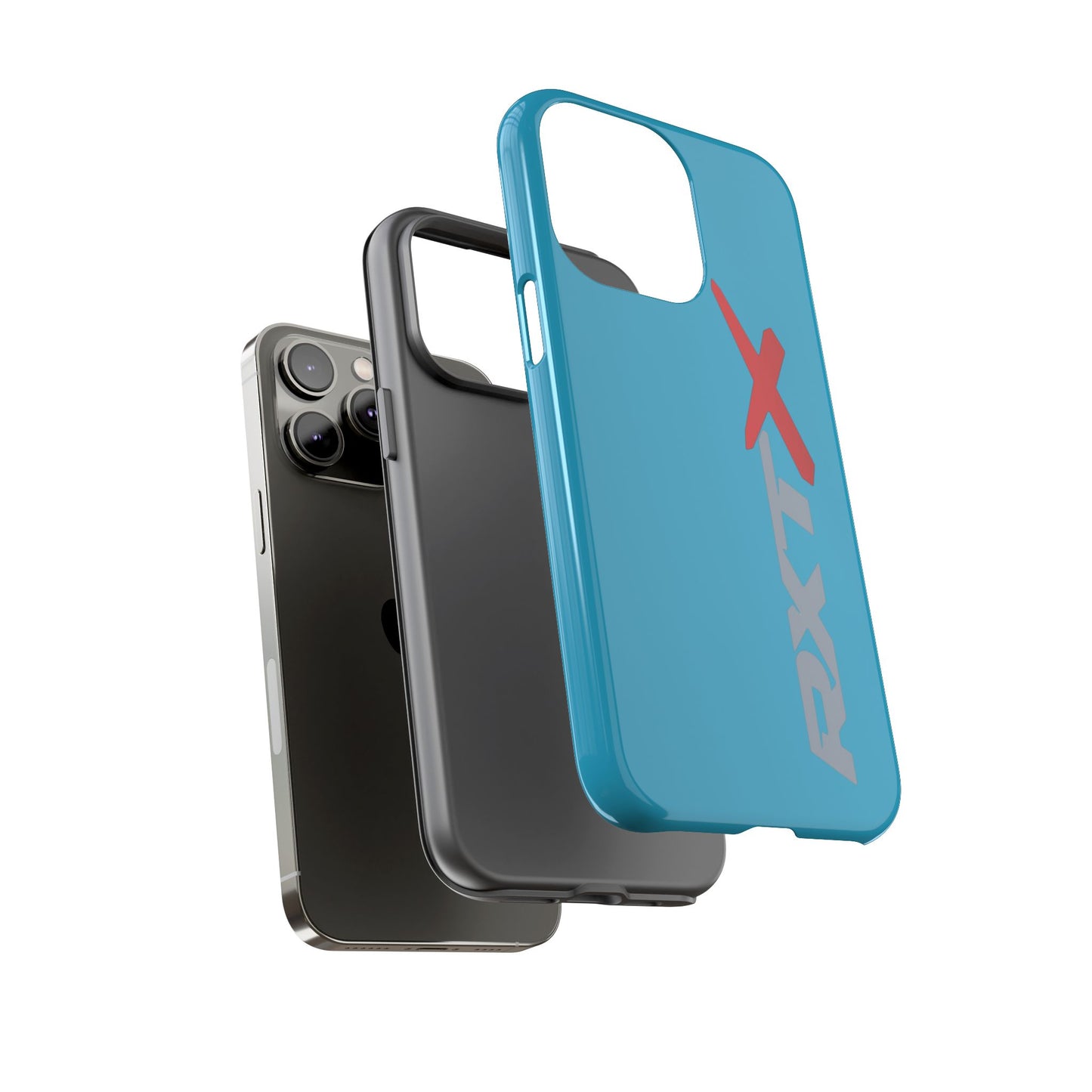 RXTX Tough Phone Case Protective Cover - iPhone Samsung Google Pixel Turquoise