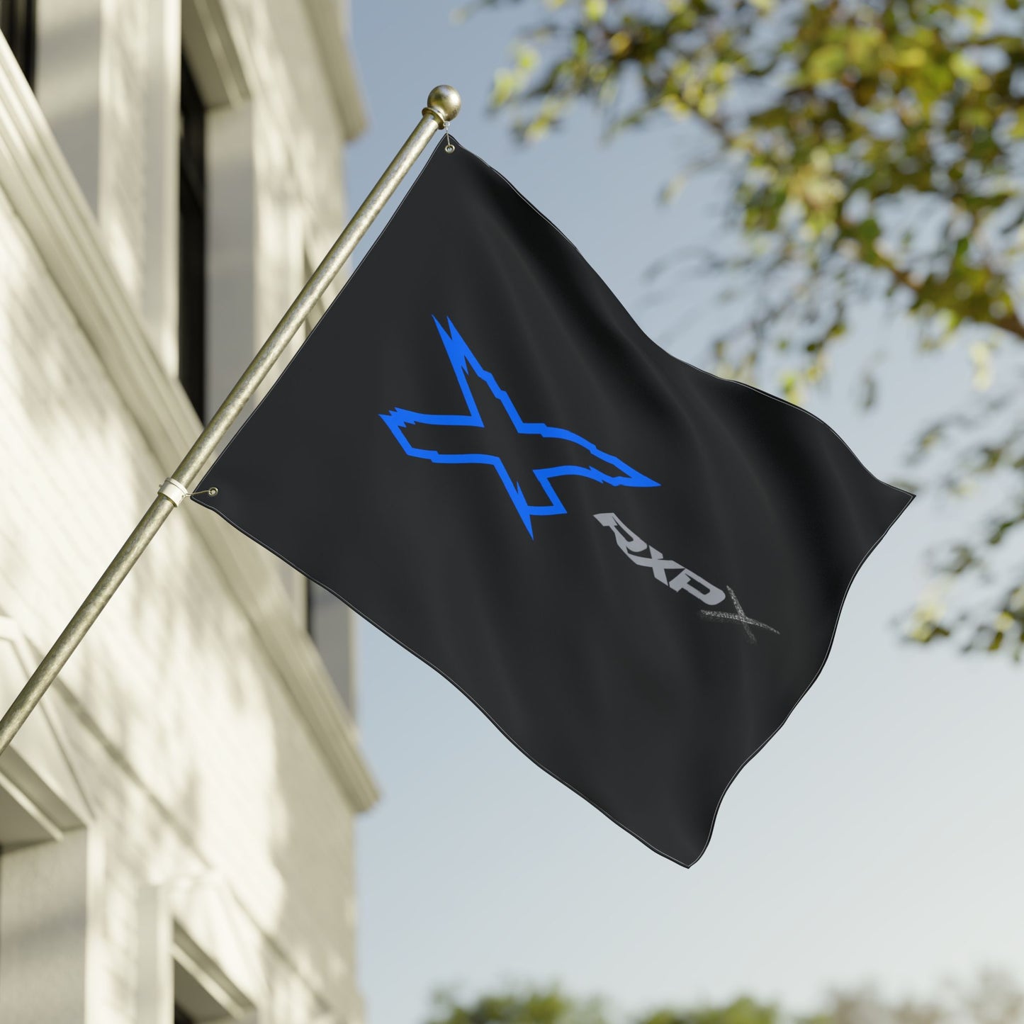 Sea‑Doo X-Team RXPX Performance Flag — Double‑Sided Gulfstream Blue Watersports Banner