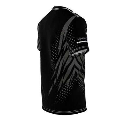 SeaDoo RXPX X-Team Cyber Racing Dri Fit Tee — Grey & Black All-Over Print