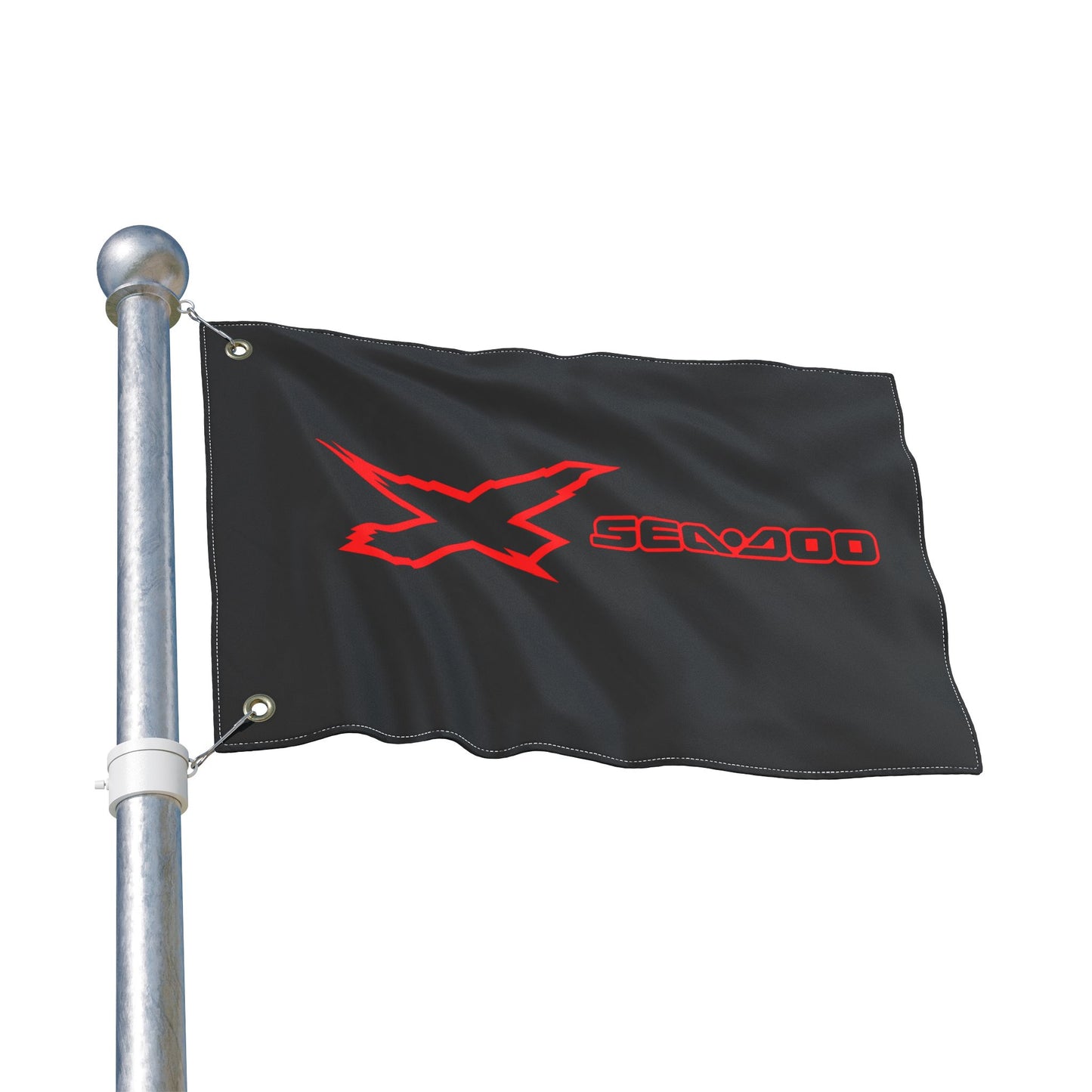 Sea‑Doo X-Team Performance Flag — Double‑Sided Red Watersports Banner