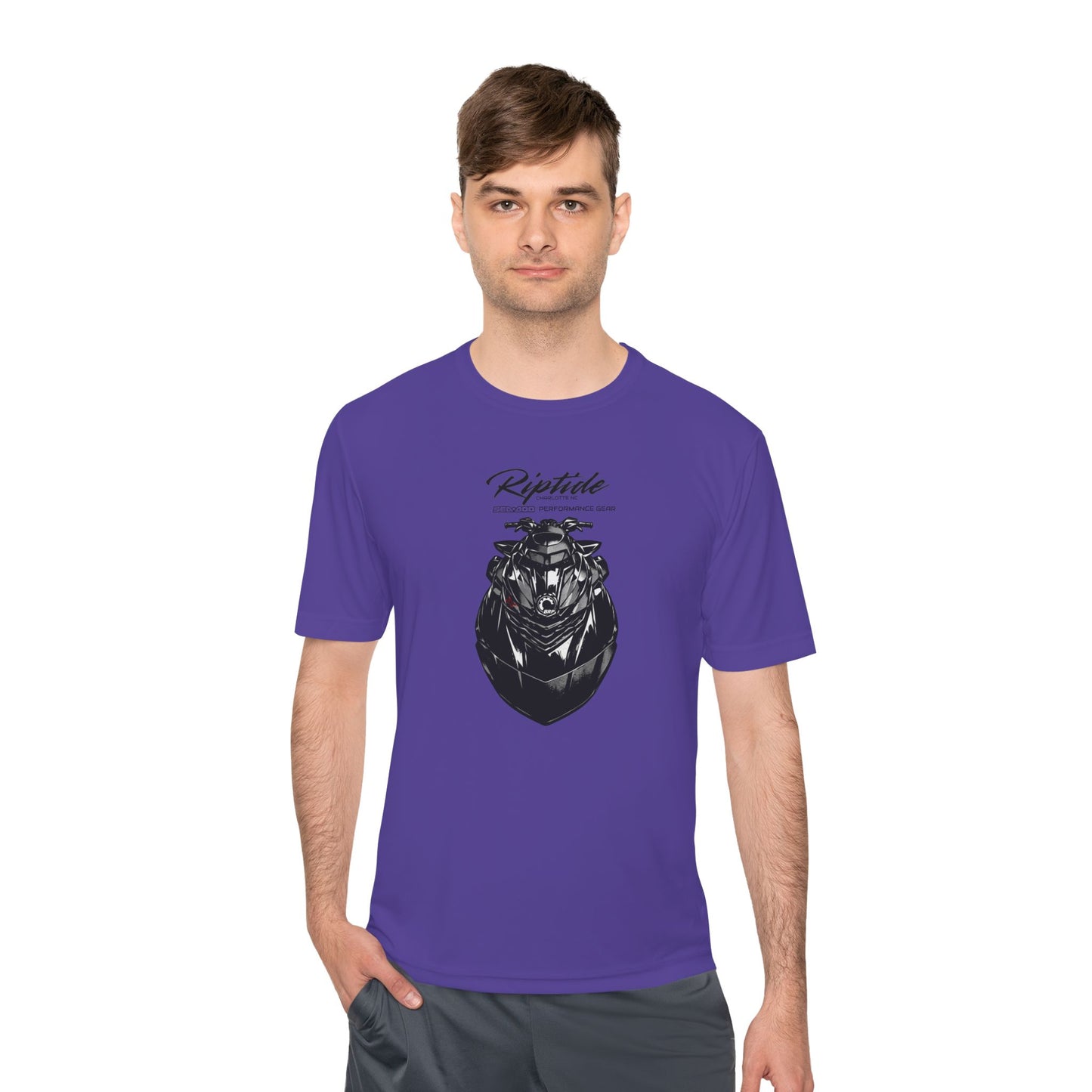 Riptide RXPX Black Out Graphic Tee — Moisture-Wicking Performance Shirt
