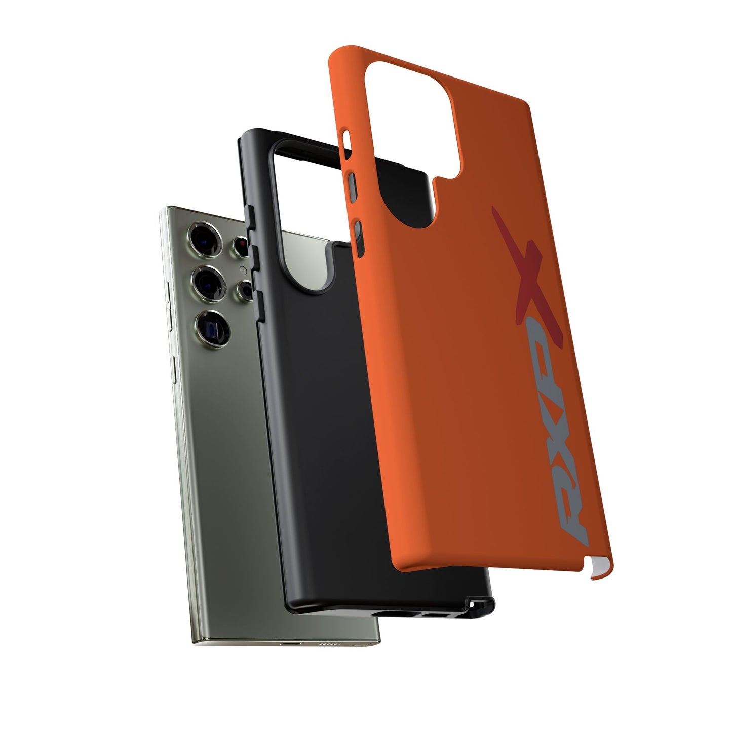 RXPX Tough Phone Case Protective Cover - iPhone Samsung Google Pixel - Orange