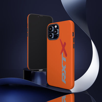 RXTX Tough Phone Case Protective Cover - iPhone Samsung Google Pixel Orange