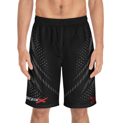 SeaDoo RXPX X-Team Men's Grey Racing Board Shorts — Athletic Swim Trunks