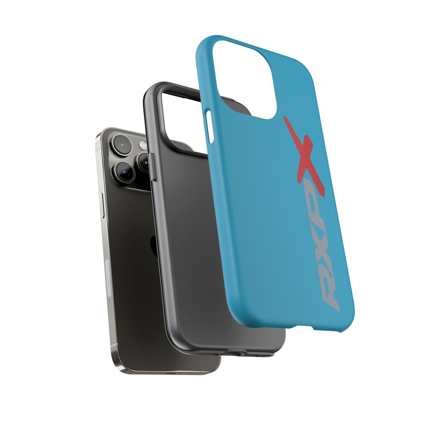 RXPX Tough Phone Case — iPhone Samsung Google Pixel Protective Cover Turquoise