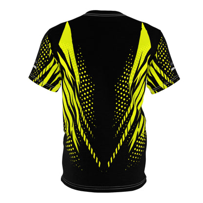 SeaDoo RXTX X-Team Cyber Racing Dri Fit Tee — Manta Green & Black All-Over Print