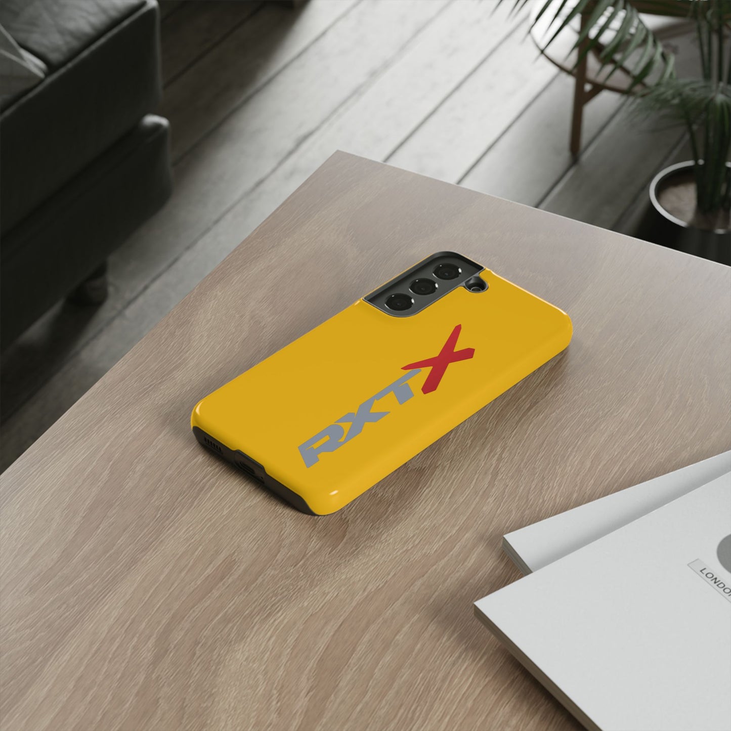 RXTX Tough Phone Case Protective Cover - iPhone Samsung Google Pixel Millenium Yellow