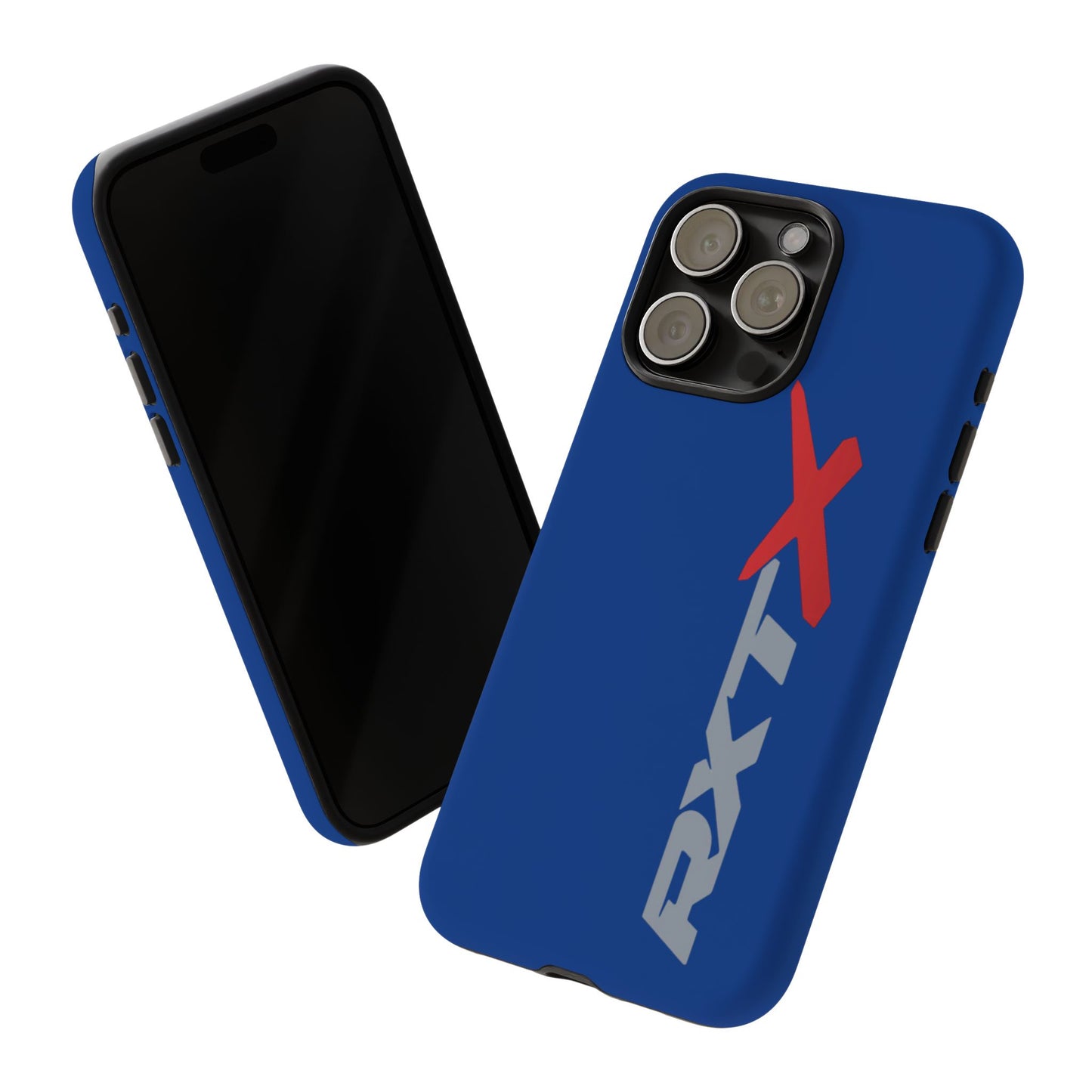RXTX Tough Phone Case Protective Cover - iPhone Samsung Google Pixel Dark Blue
