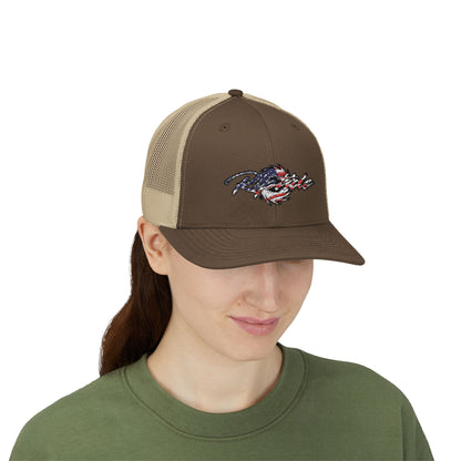 Riptide USA 250 Trucker Cap - American Flag Snapback Hat