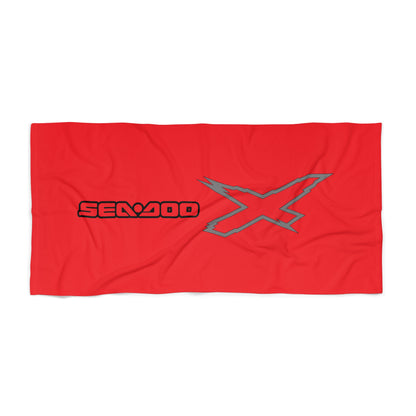 X-Team Performance Surf  Beach Towel — Pool & Beach Towel Red/Steel