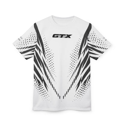 SeaDoo GTX X-Team Cyber Racing Dri Fit Tee — Grey & White All-Over Print