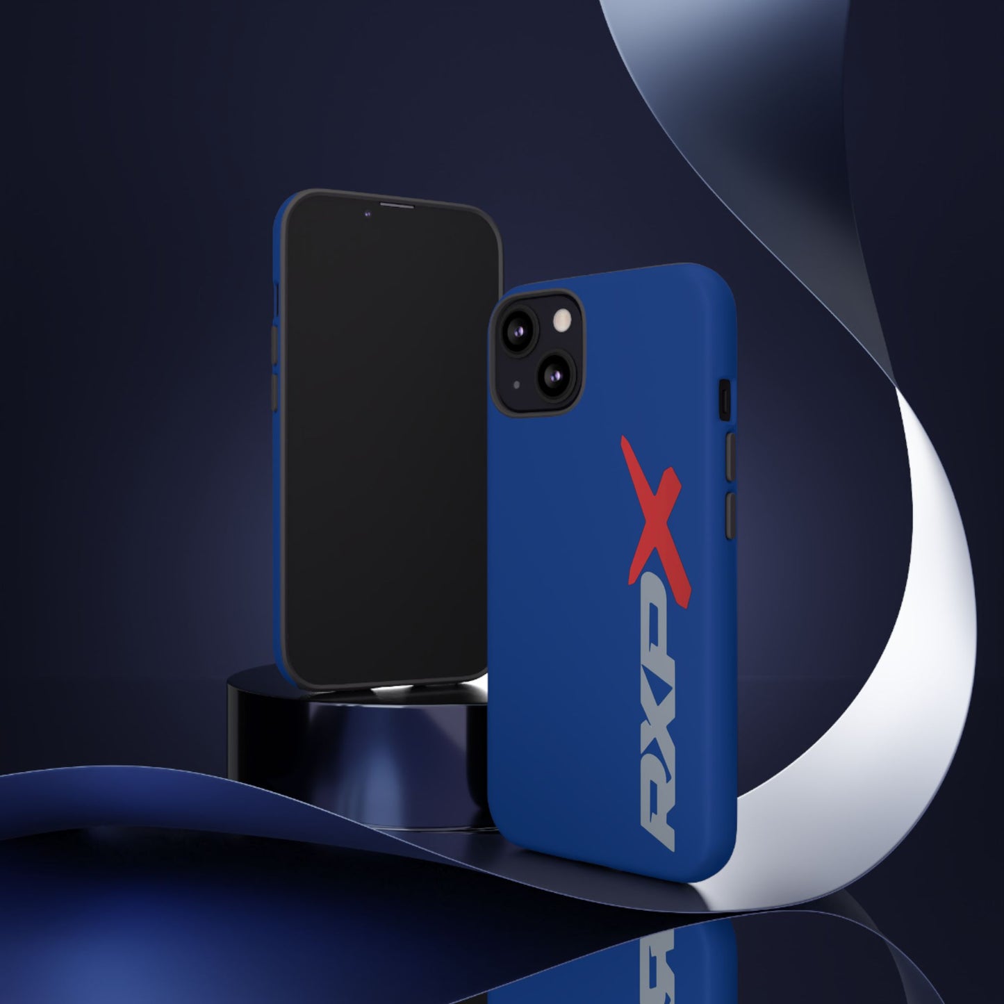 RXPX Tough Phone Case Protective Cover - iPhone Samsung Google Pixel - Dark Blue