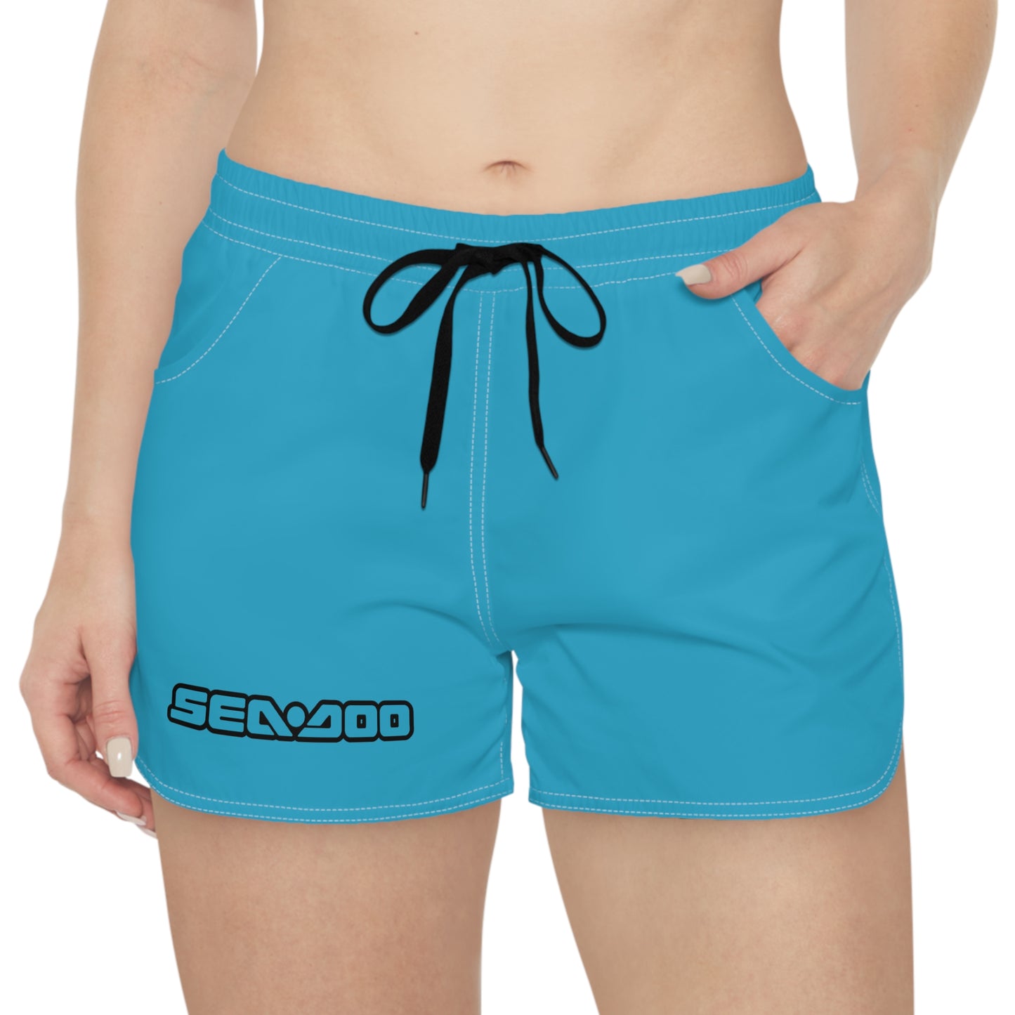SeaDoo Performance Swim Shorts Women's Beach Riding Shorts Turquoise