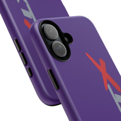 RXTX Tough Phone Case Protective Cover - iPhone Samsung Google Pixel Purple