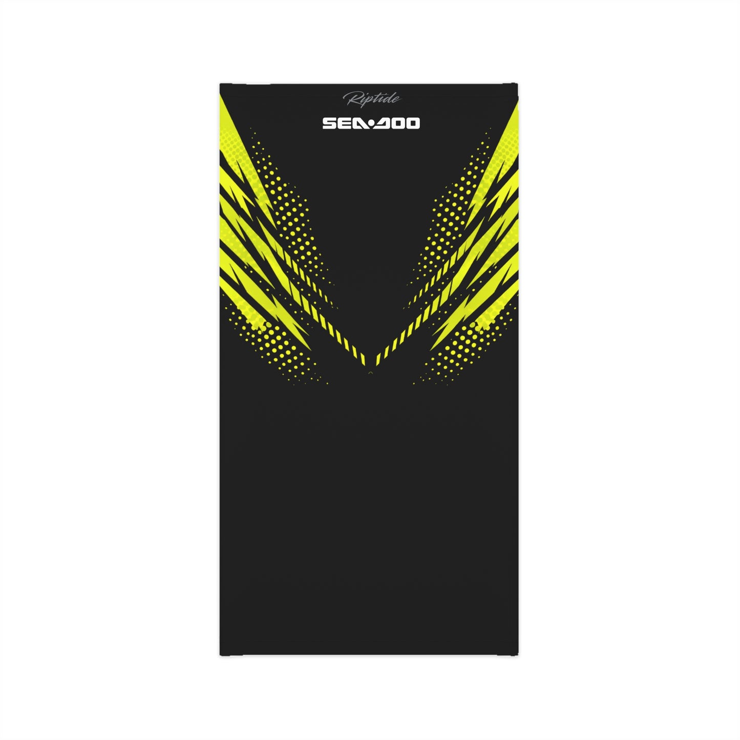 SeaDoo RXPX Racing Neck Gaiter — Manta Green & Black Midweight Face Shield Mask