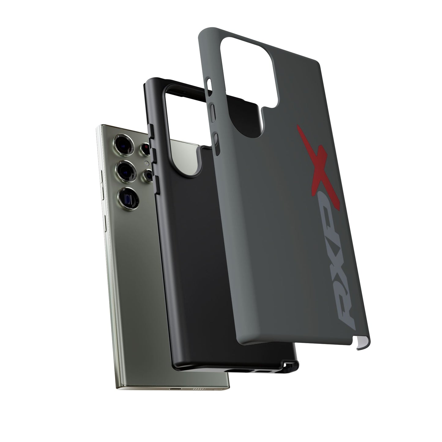 RXPX Tough Phone Case Protective Cover - iPhone Samsung Google Pixel - Grey