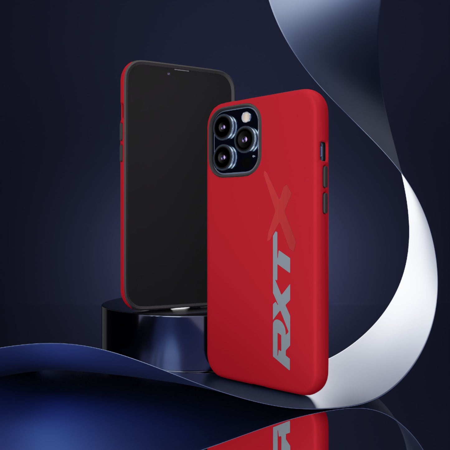 RXTX Tough Phone Case Protective Cover - iPhone Samsung Google Pixel Red