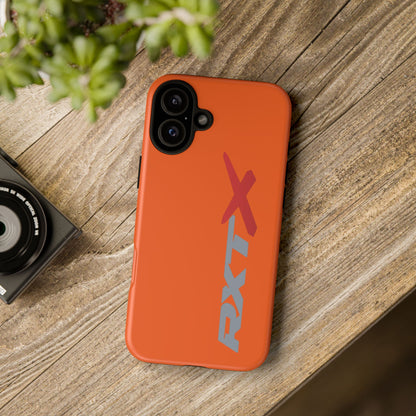RXTX Tough Phone Case Protective Cover - iPhone Samsung Google Pixel Orange
