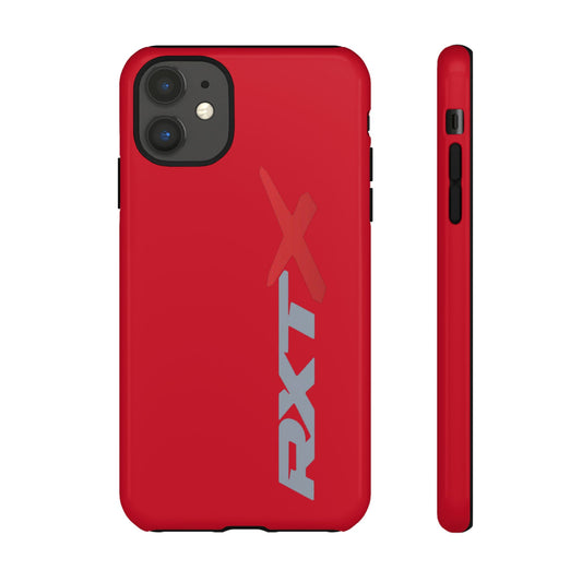 RXTX Tough Phone Case Protective Cover - iPhone Samsung Google Pixel Red