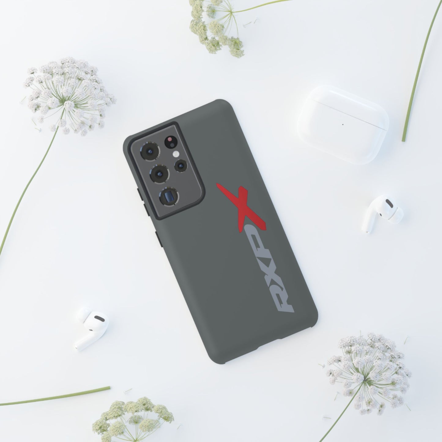 RXPX Tough Phone Case Protective Cover - iPhone Samsung Google Pixel - Grey