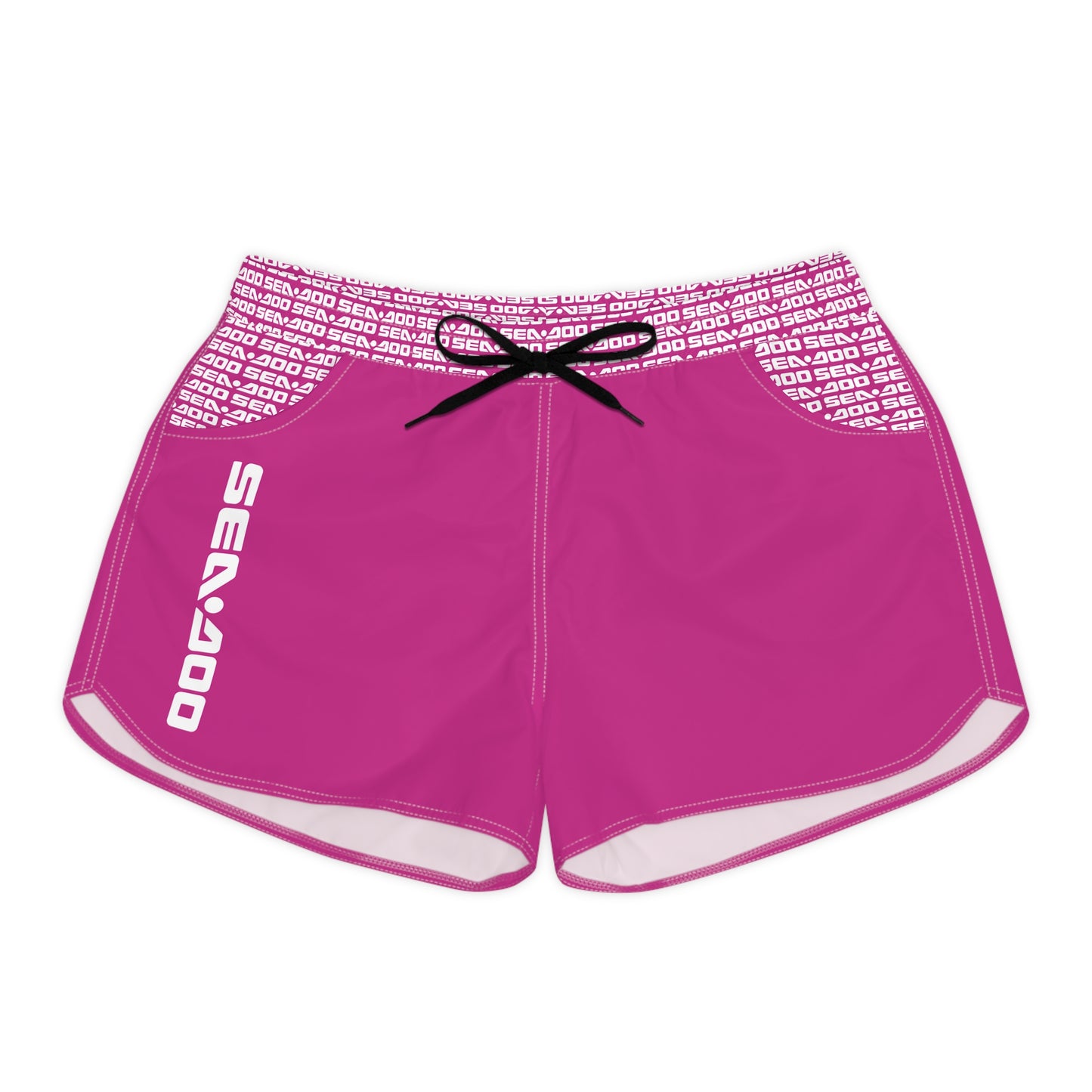 SeaDoo Performance Swim Shorts Women's Beach Riding Shorts Pink - Vert