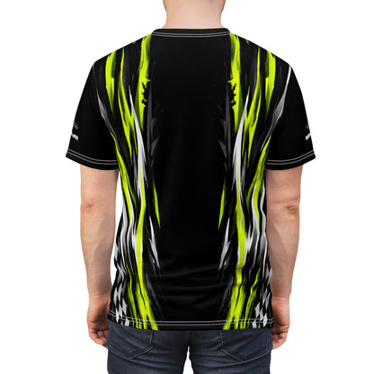 SeaDoo X-Team Racing Graphic Tee — Manta Green & Black All-Over Print