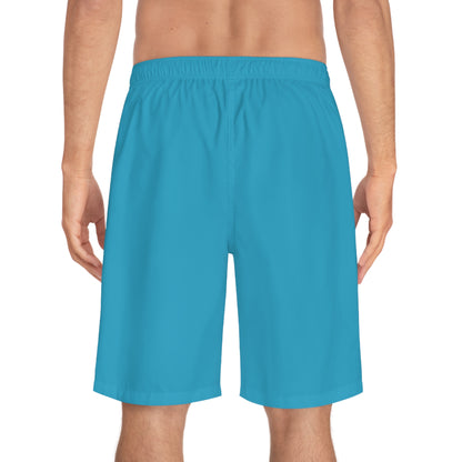 Men's X-Team Performance Board Shorts Loud— Beach Swim Trunks Turquoise