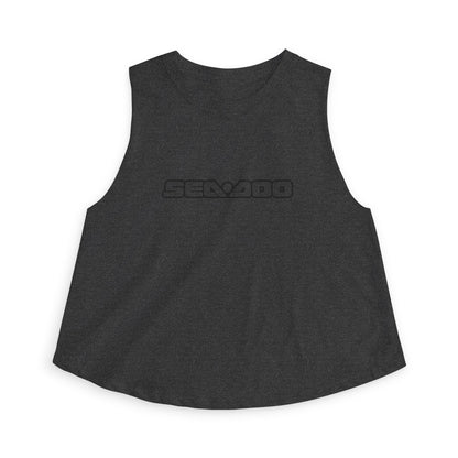 Sea-Doo Crop Top — Retro Watersports Logo Tank for Women