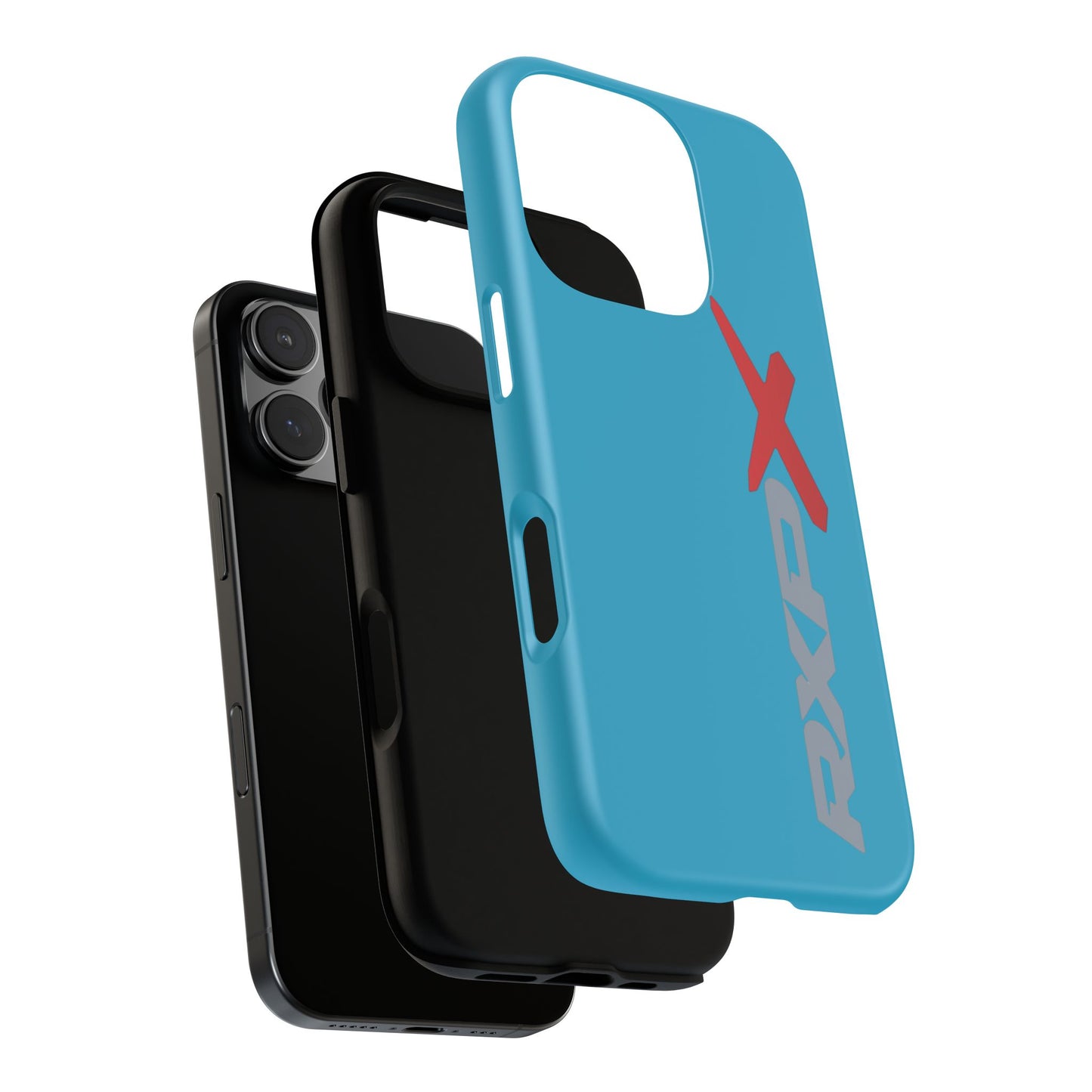 RXPX Tough Phone Case — iPhone Samsung Google Pixel Protective Cover Turquoise