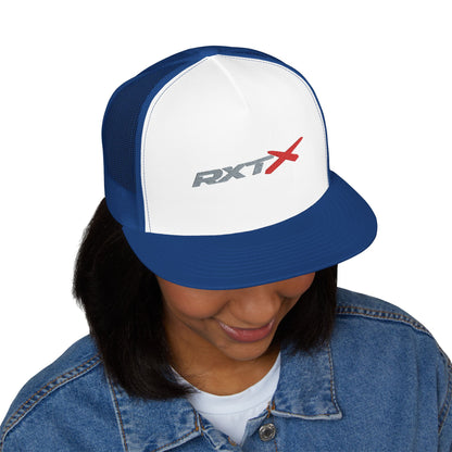RXTX Embroidered Snap Back Trucker Cap - 5-Panel Mesh Hat