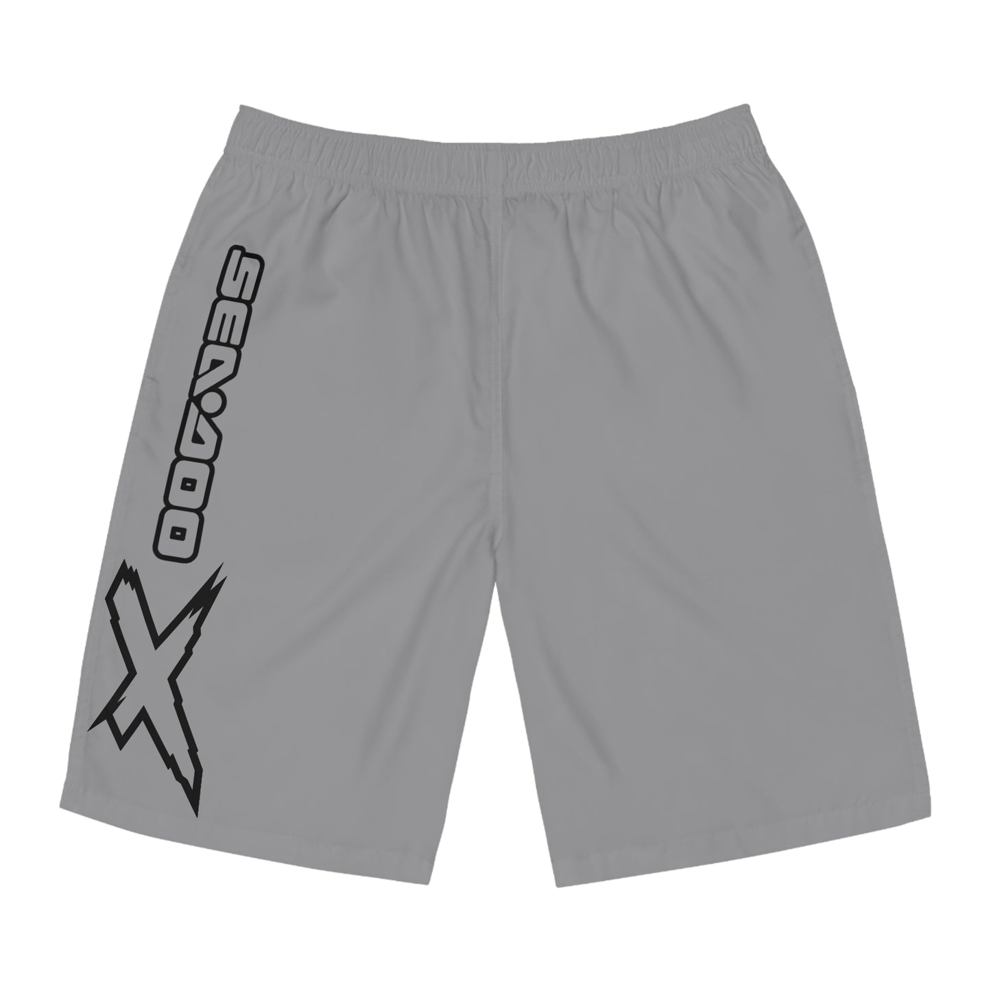Men's X-Team Performance Board Shorts — Beach Swim Trunks Grey