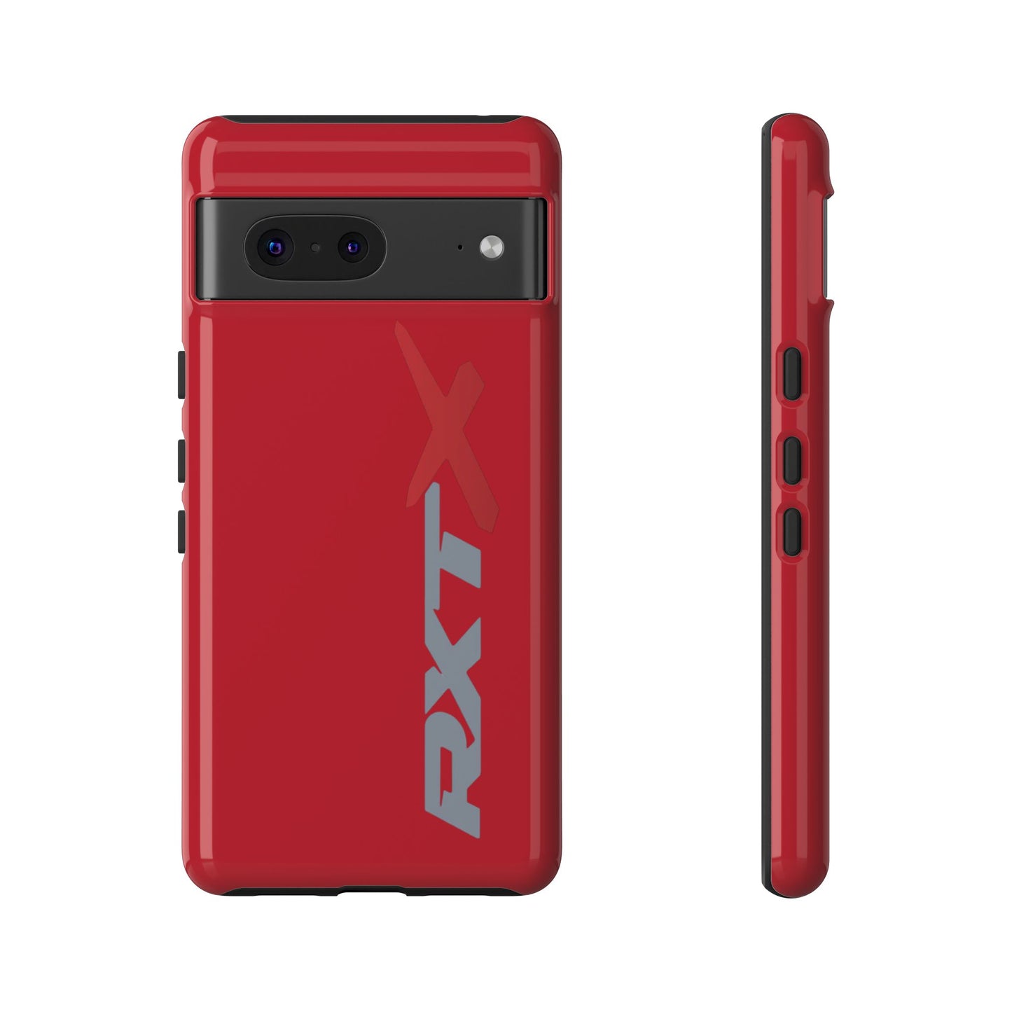 RXTX Tough Phone Case Protective Cover - iPhone Samsung Google Pixel Red